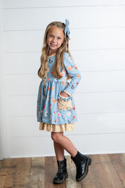 Chicken Pocket Tie Dress