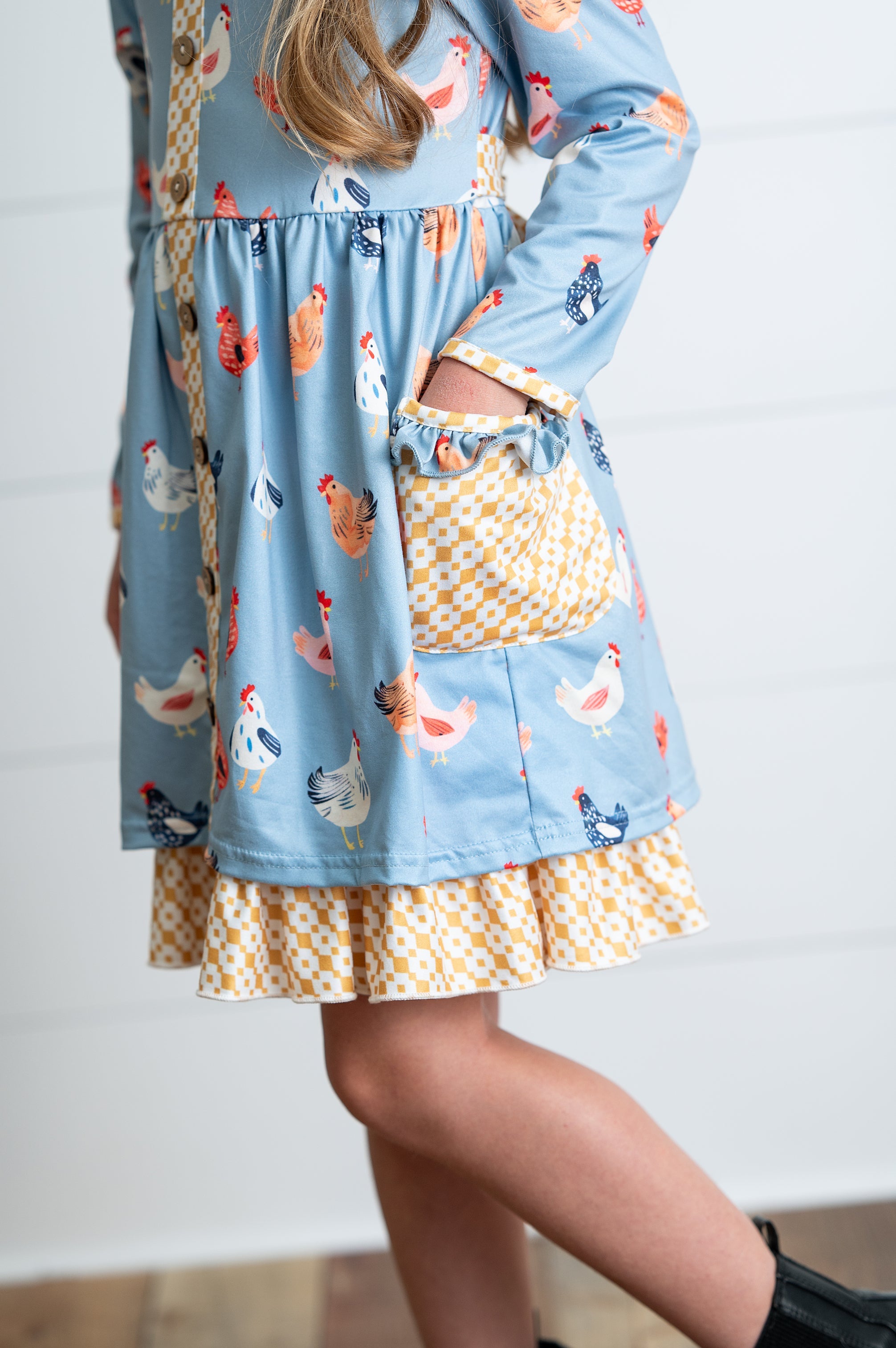 Chicken Pocket Tie Dress