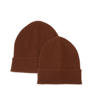 Adult + Mini Beanie Set - Chocolate