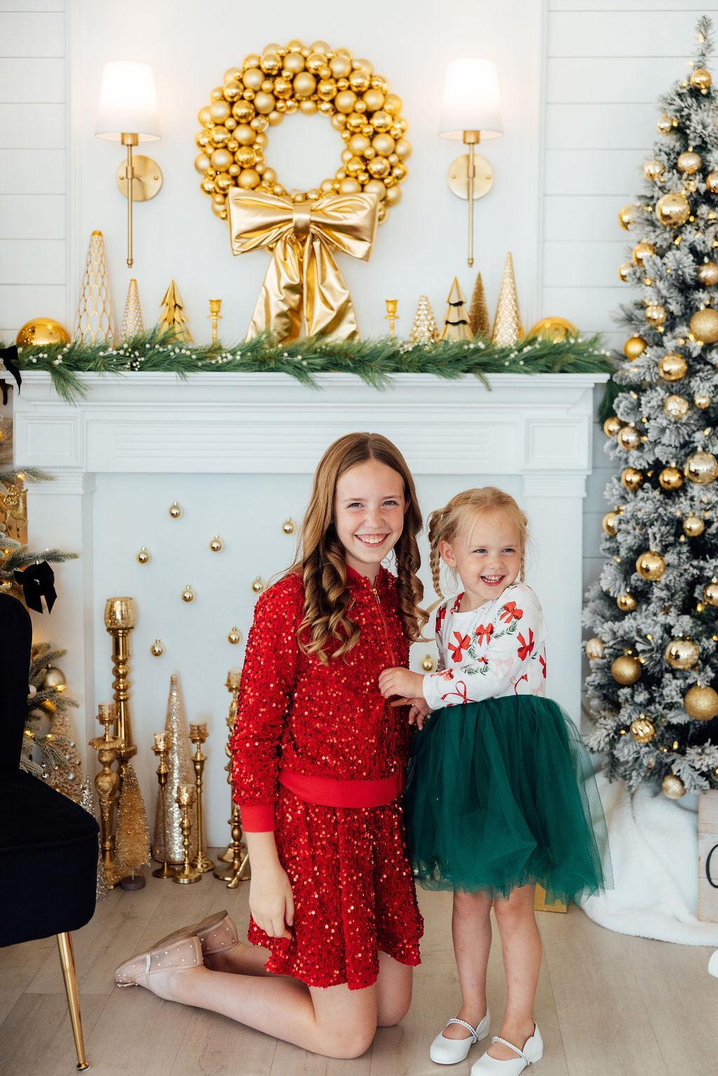 Christmas Cutie L/s Tutu Dress