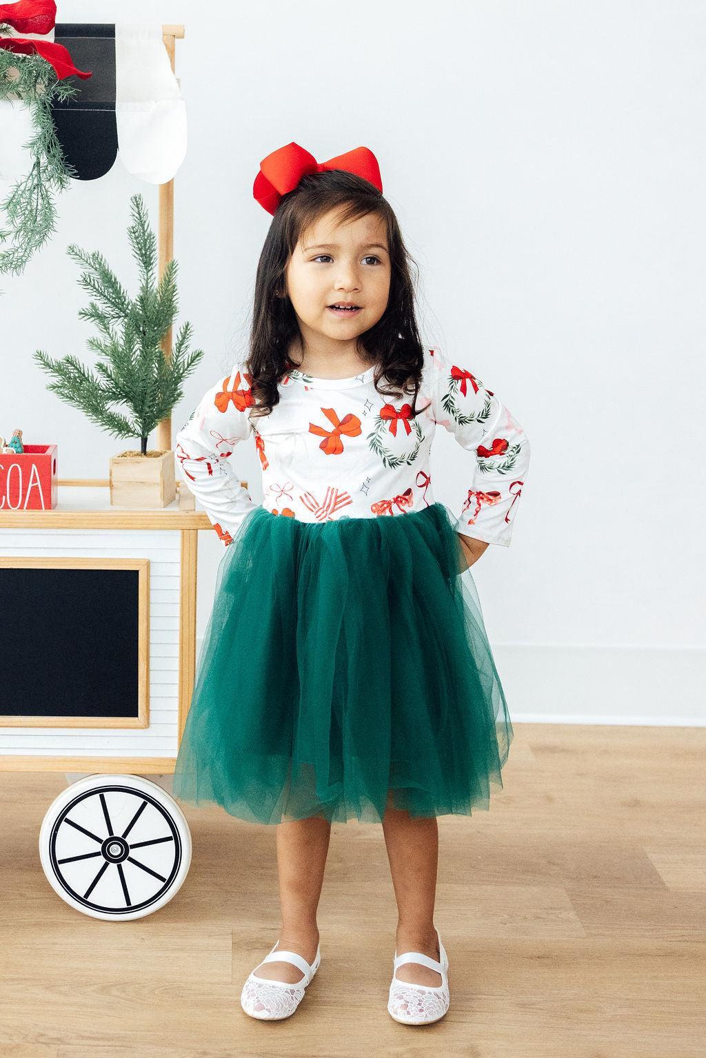 Christmas Cutie L/s Tutu Dress