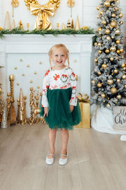 Christmas Cutie L/s Tutu Dress