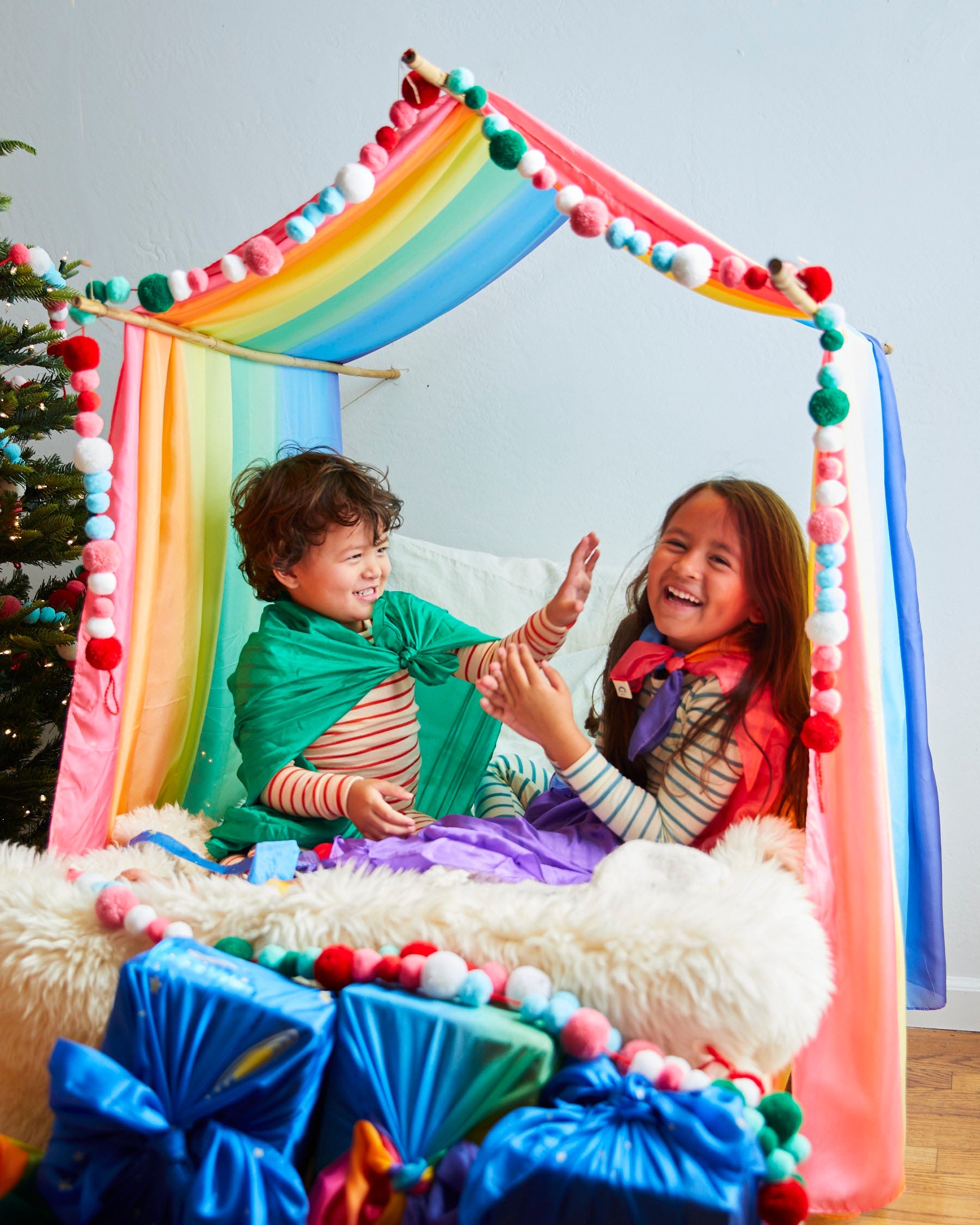 Double Rainbow Playsilk