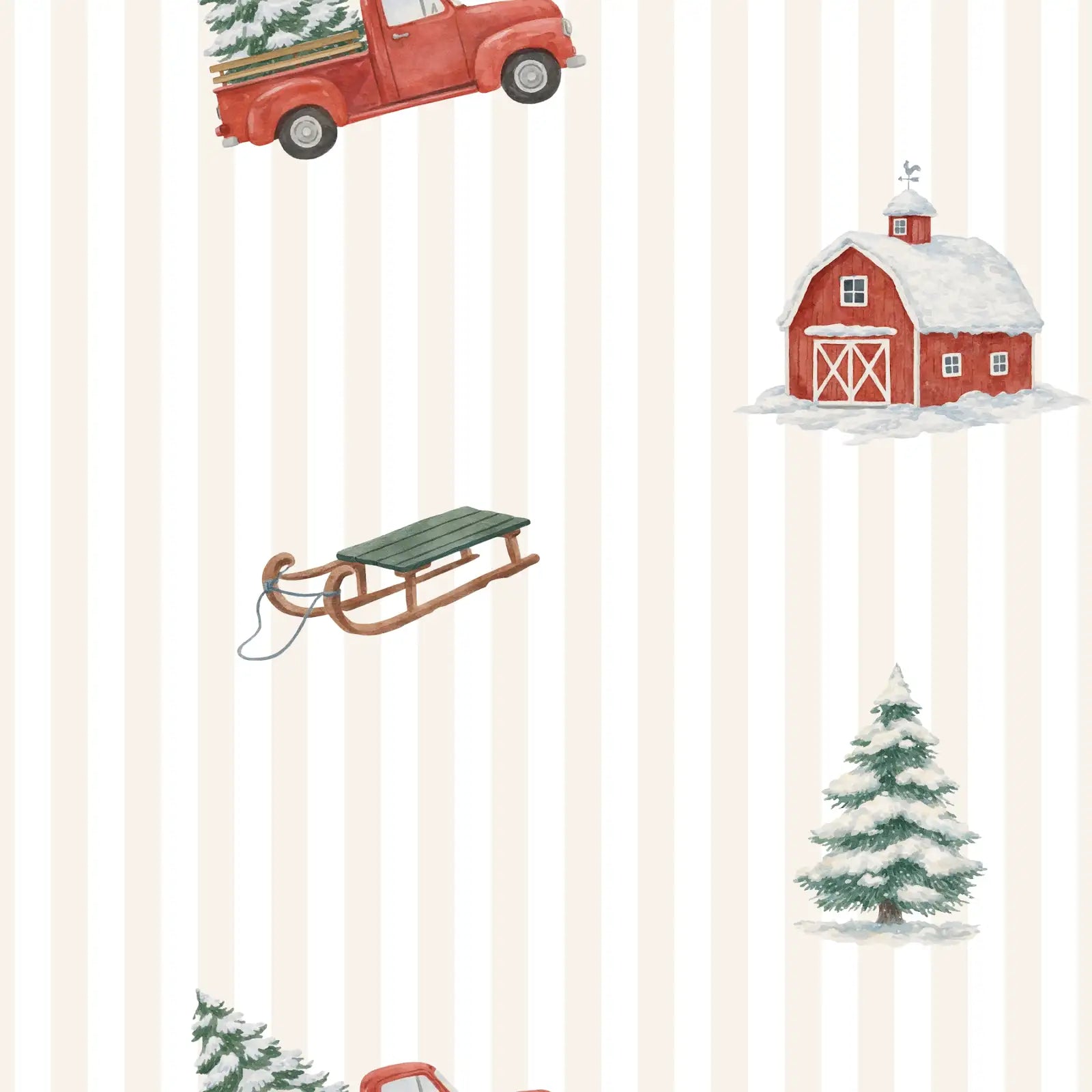 Little Red Truck Toddler Pjs