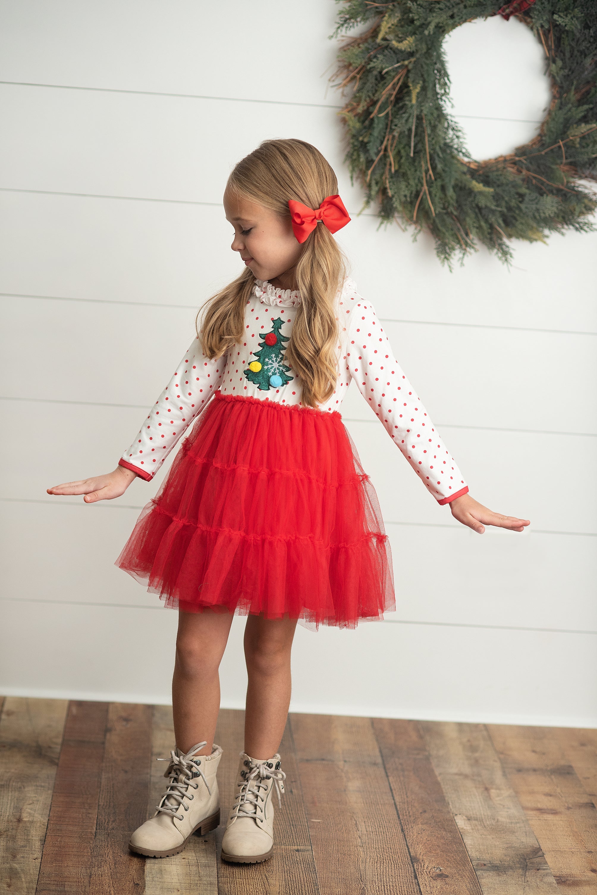 Christmas Tree Tulle Dress