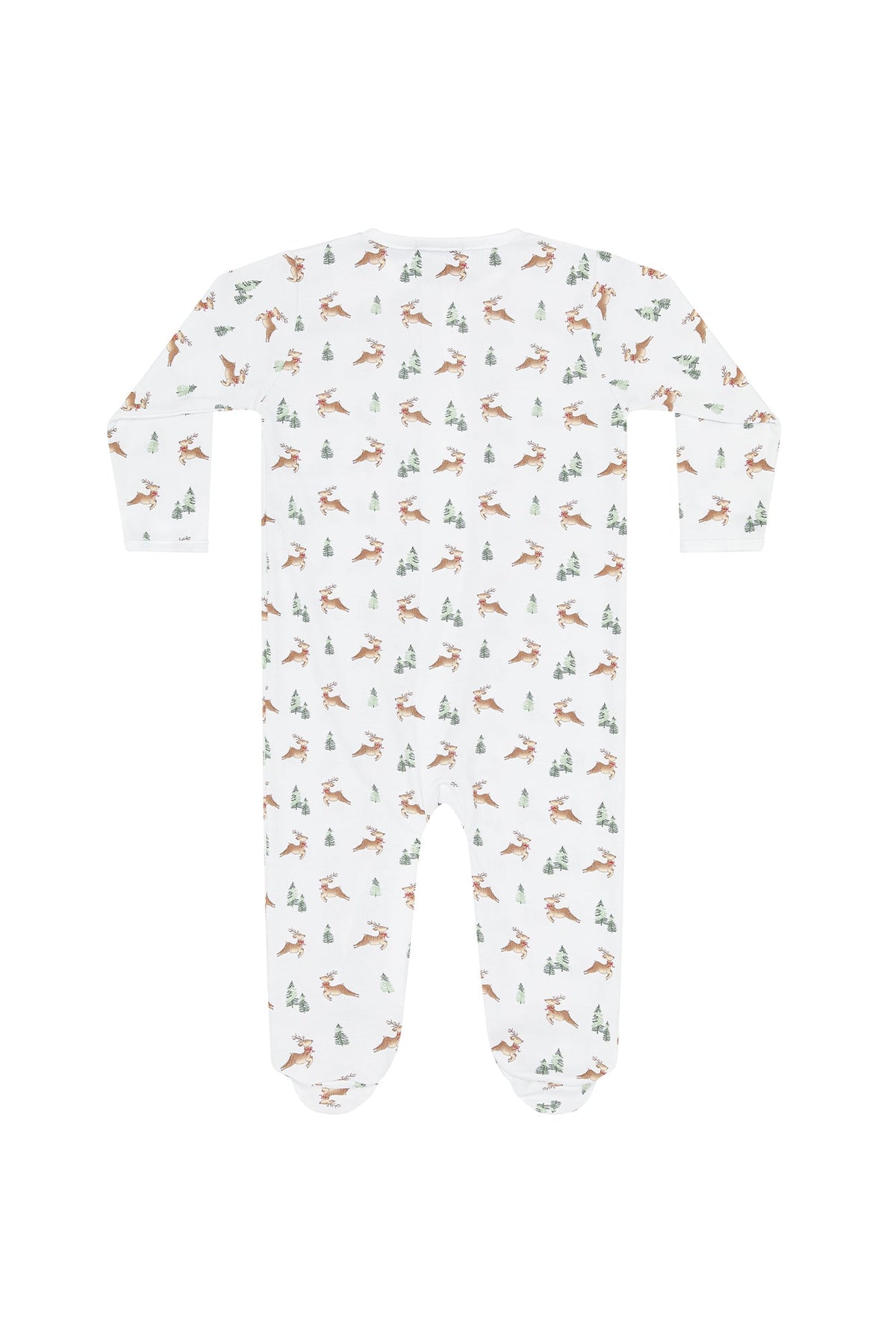 Christmas Reindeer Zipper Footie