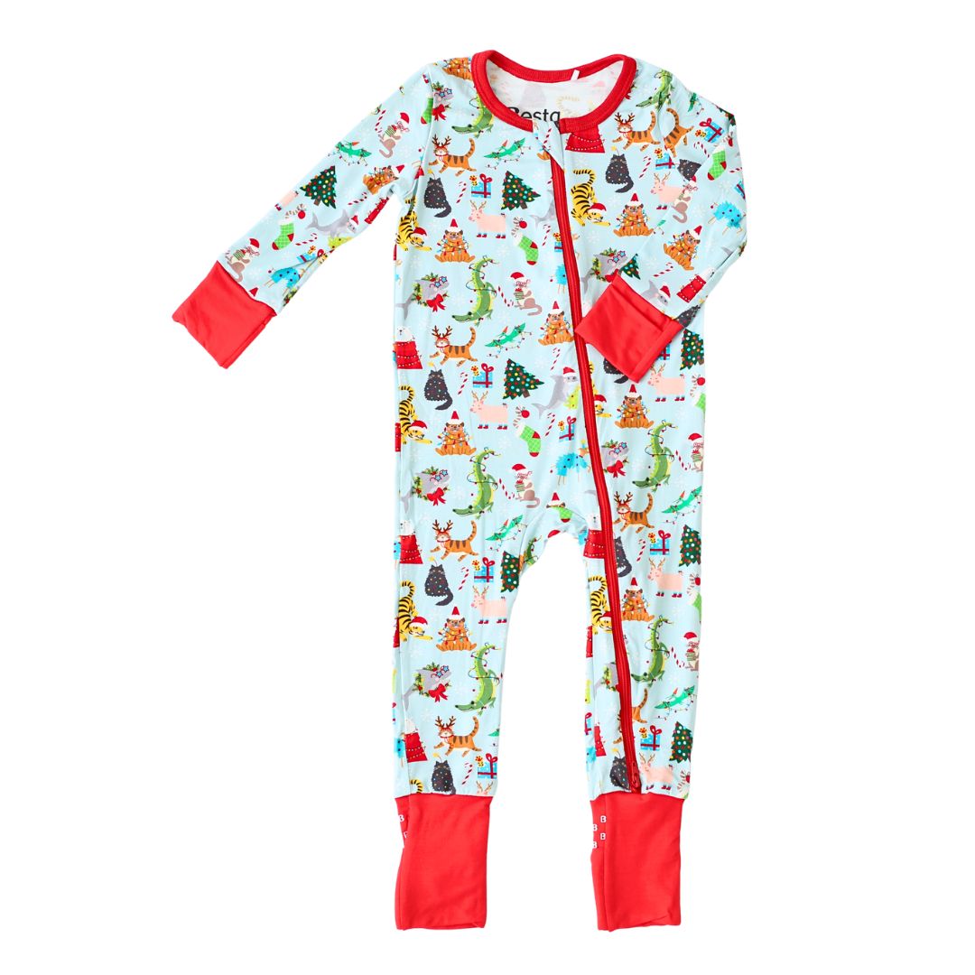 Crackling Christmas Convertible Coverall