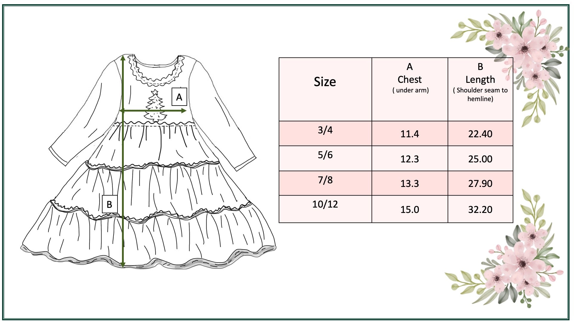 Christmas Tree Tulle Dress