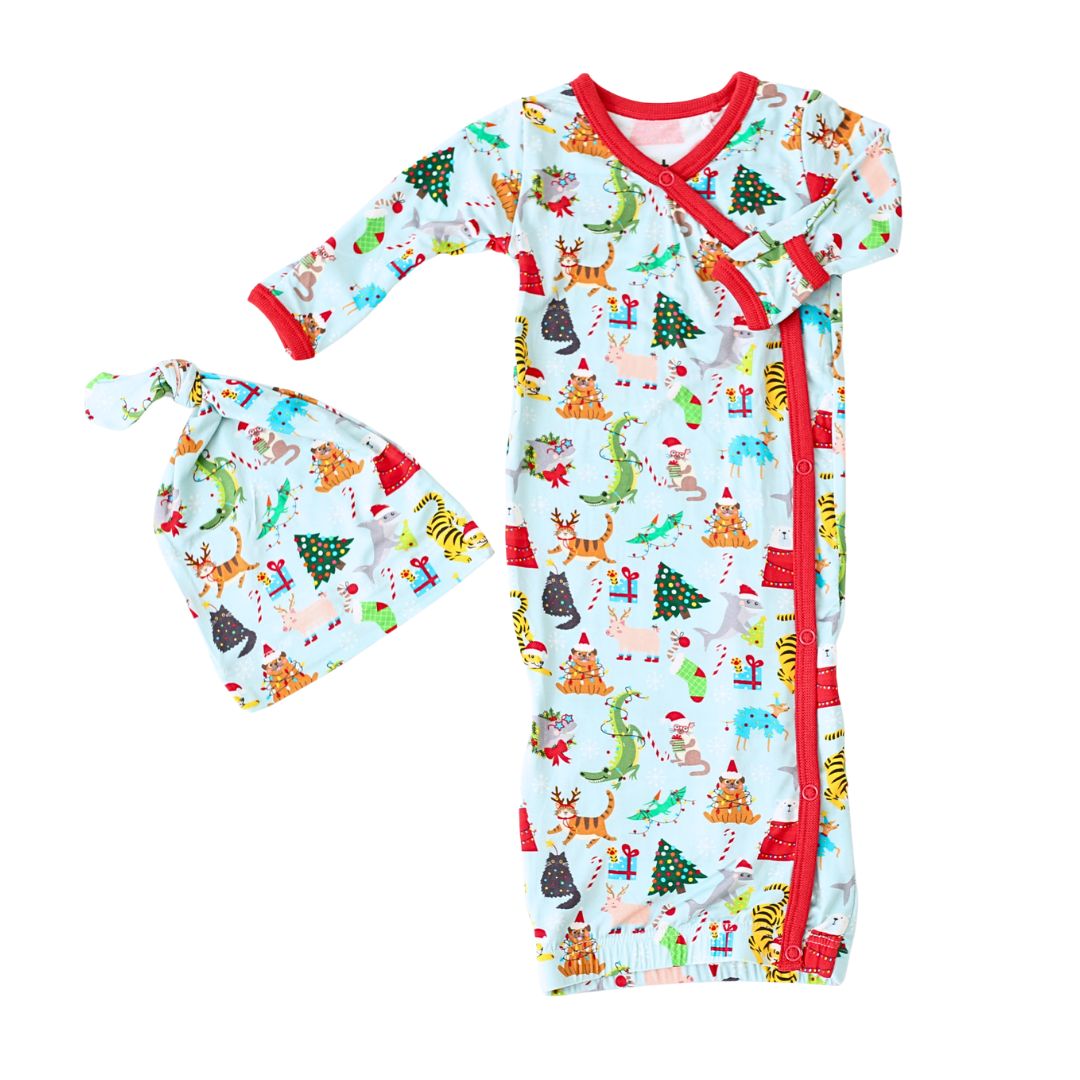 Crackling Christmas Gown & Hat