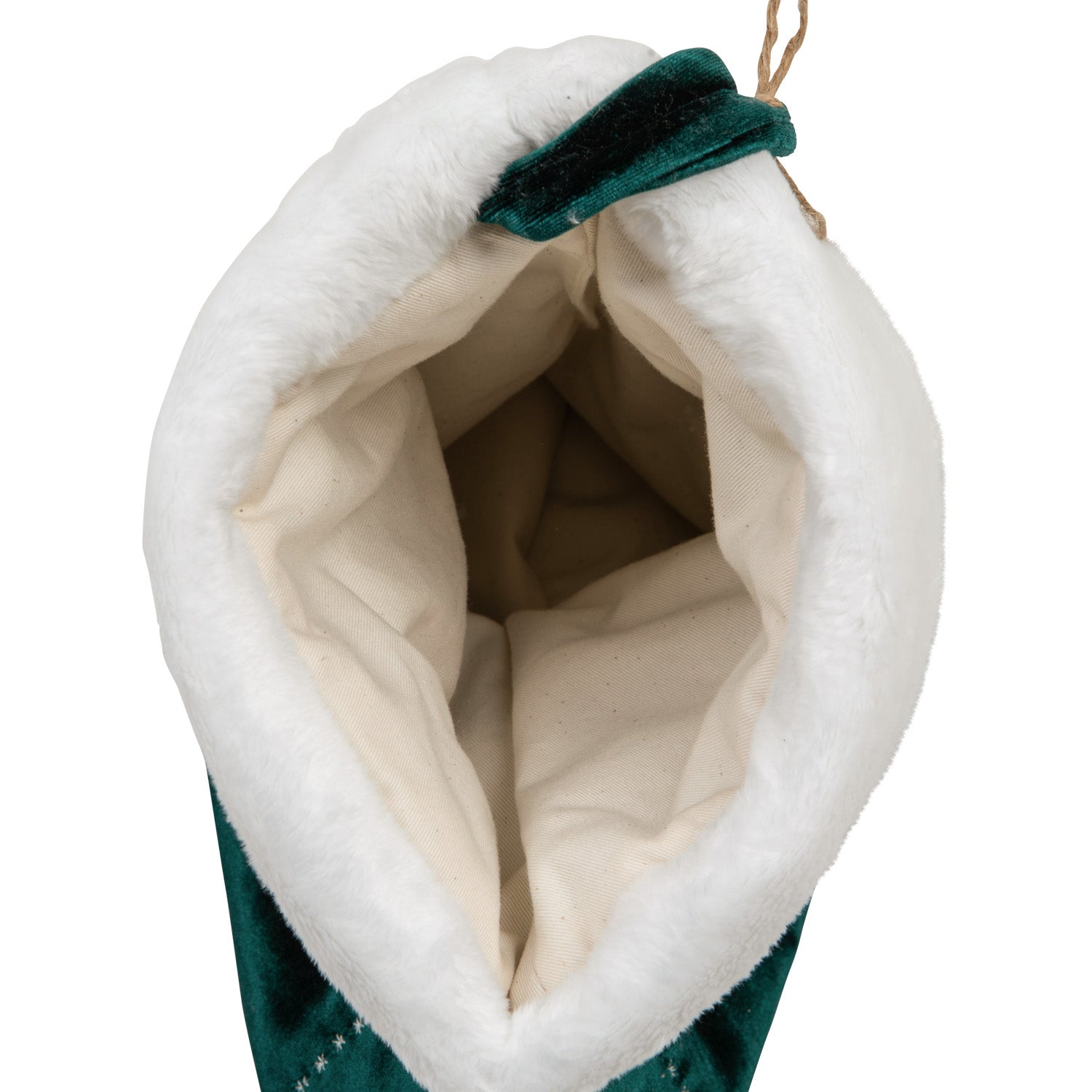 Green Candy Christmas Stocking