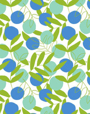 'citrus' Wallpaper By Tea Collection - Azure