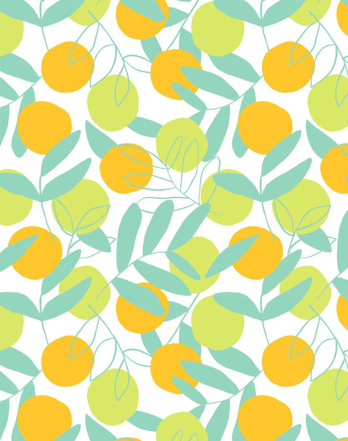 'citrus' Wallpaper By Tea Collection - Caribbean