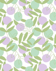 'citrus' Wallpaper By Tea Collection - Lavender
