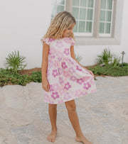 Claire Lavender Flower Dress