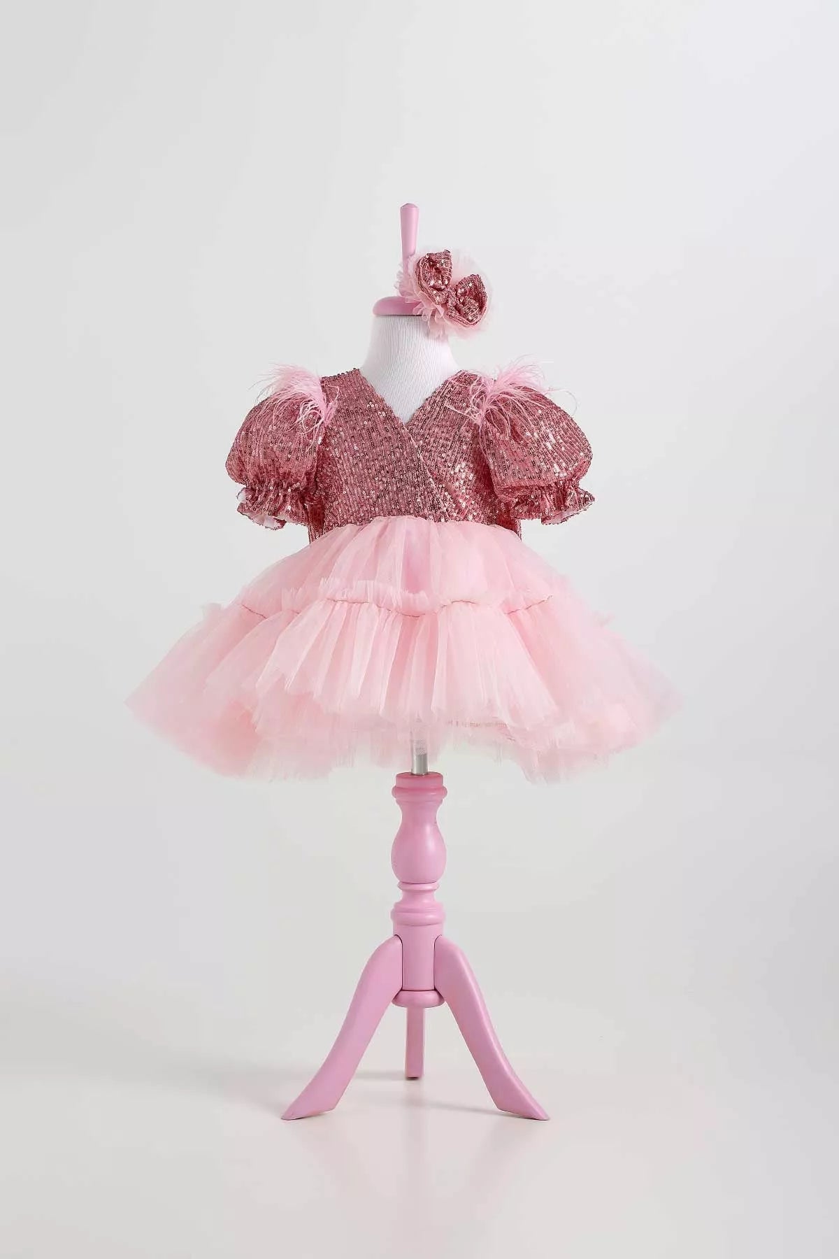 Clara Pink Party Dress