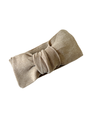 Classic Bow Headband - Heather Beige