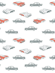 'classic Cars' Wallpaper By Tea Collection - Retro Red