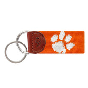 Clemson Keychain/fob Orange