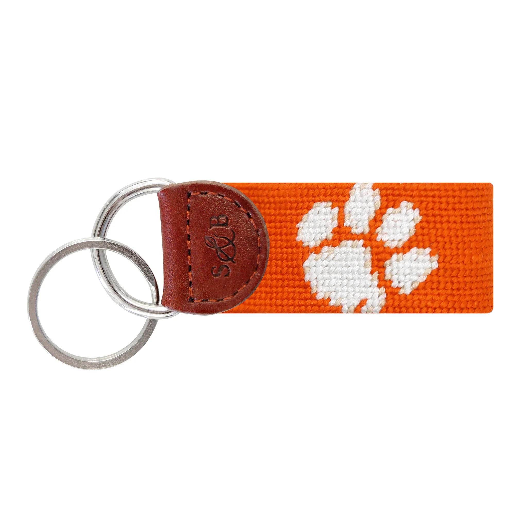 Clemson Keychain/fob Orange