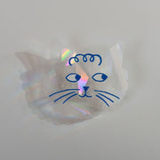 Cloud Cat Rainbow Sun Catcher Sticker