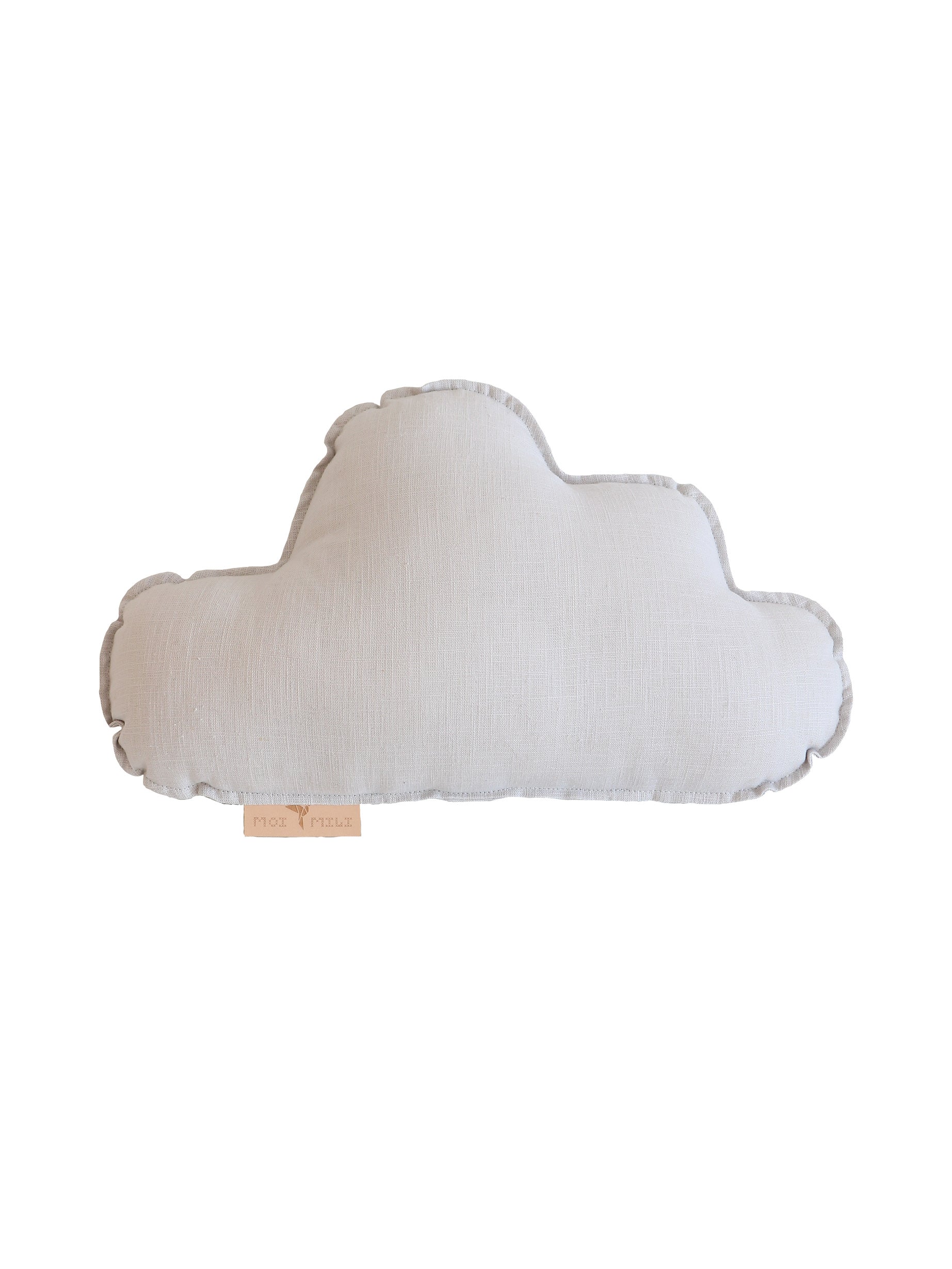 Linen Pigeon Grey Cloud Pillow