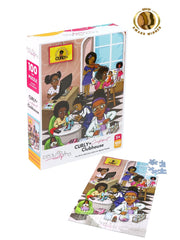 Curly + Confident Clubhouse - 100 Piece Stem Puzzle