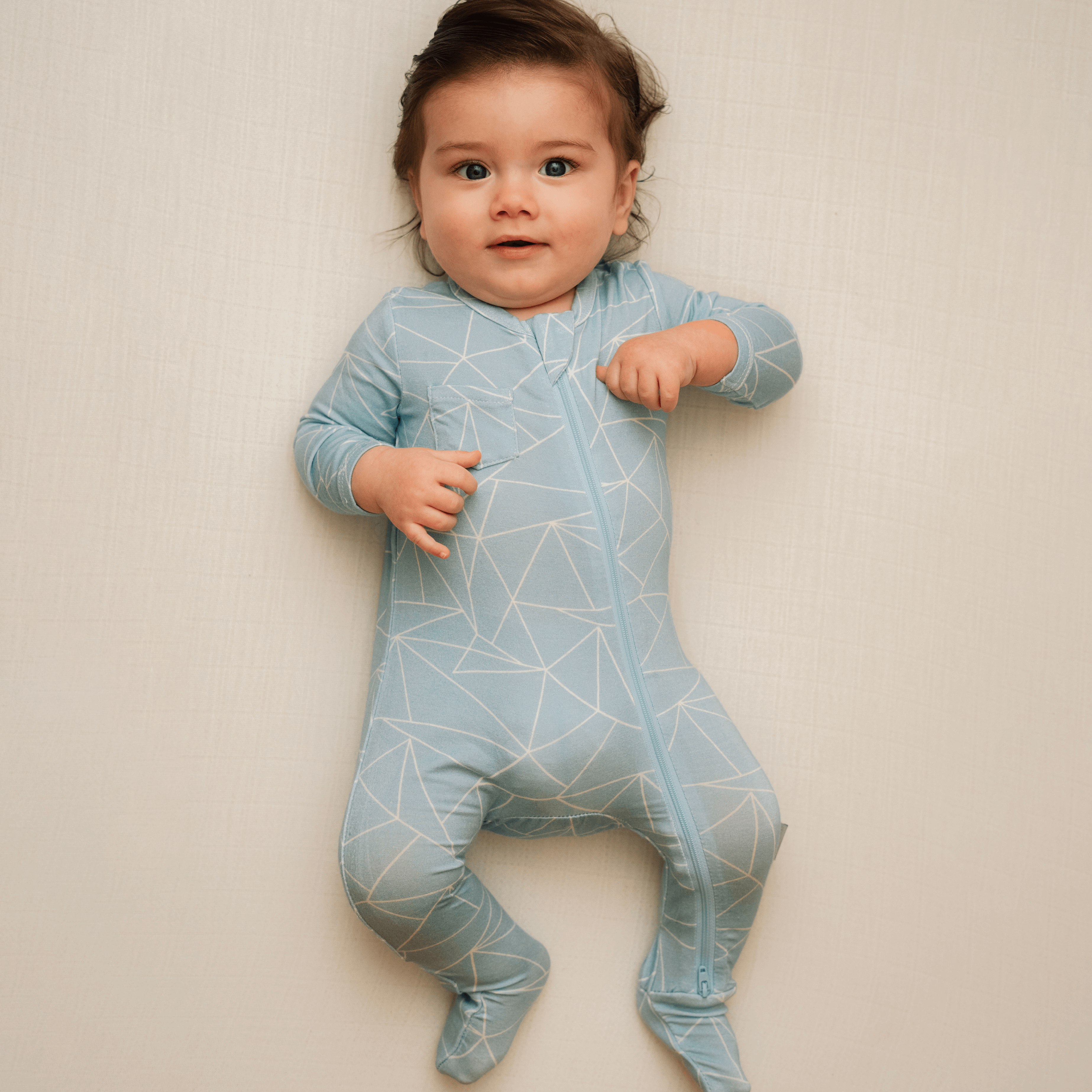 COASTAL FOOTED JAMMIES by Milk Snob