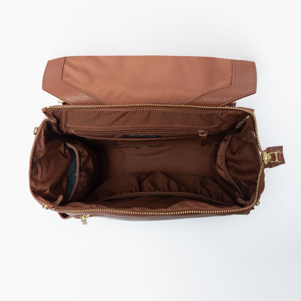 Cognac Mini Classic Bag Ii