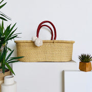 Cognac Handle No Hood Moses Basket