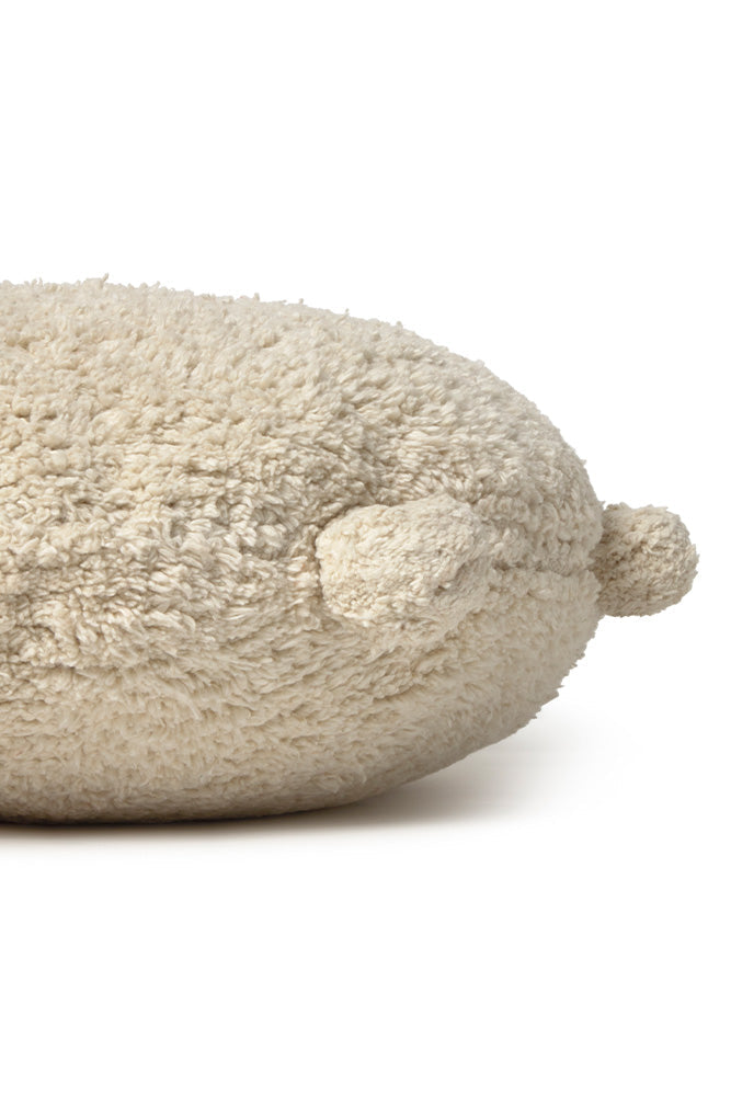 FLOOR CUSHION BUBBLY NATURAL