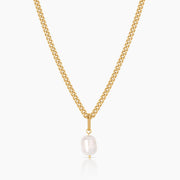 Colette Pearl Curb Necklace