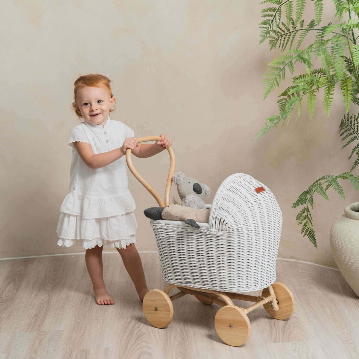 Colette Doll Stroller - White