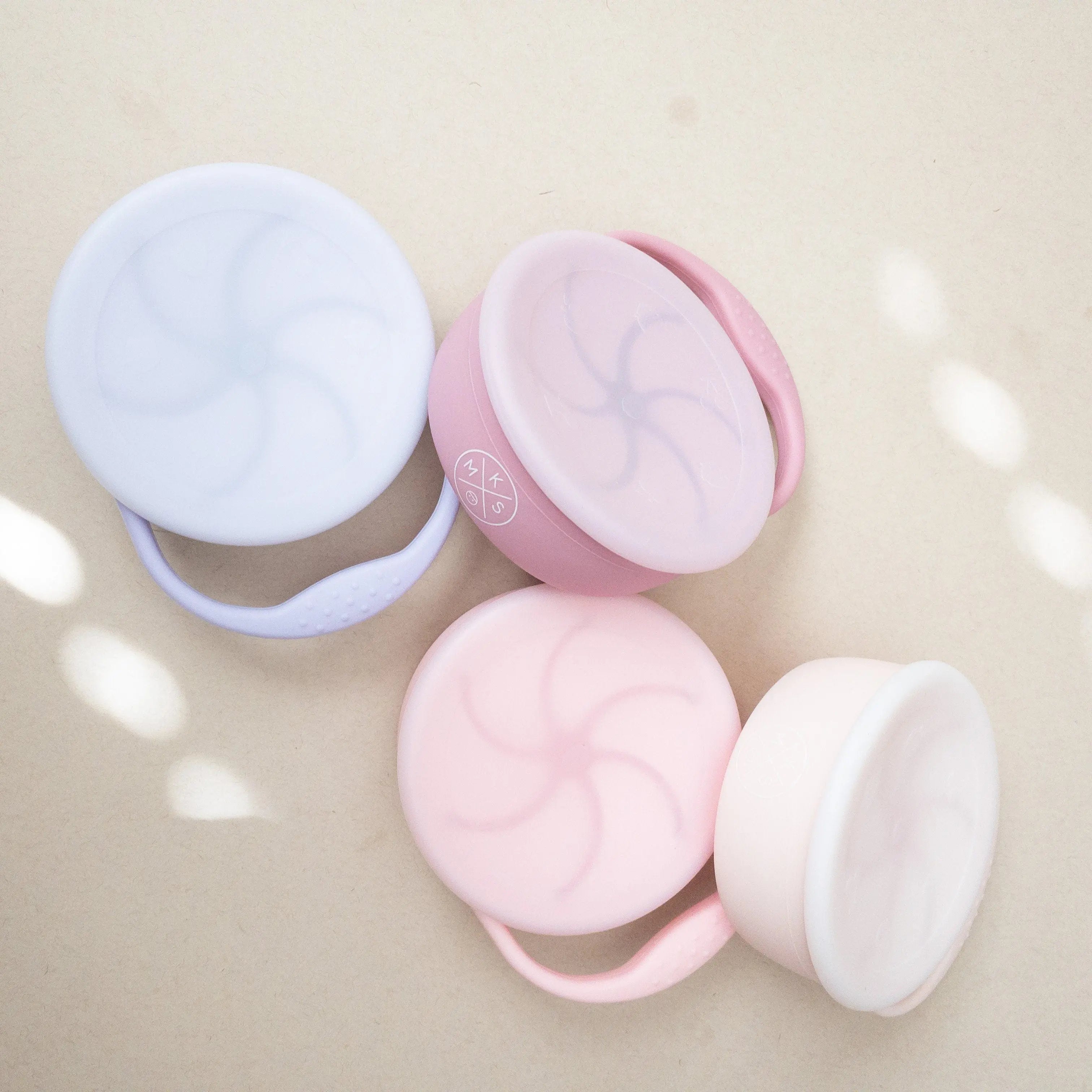 Collapsible Silicone Snack Cup - Taupe