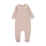 Collar And Crochet Footie