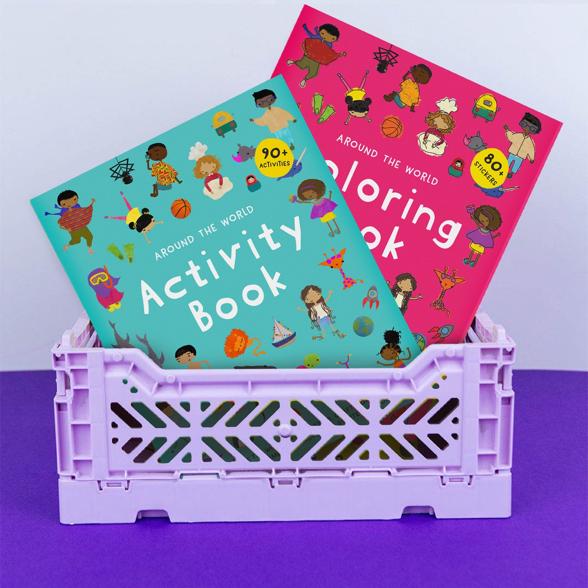 Around The World Coloring Book