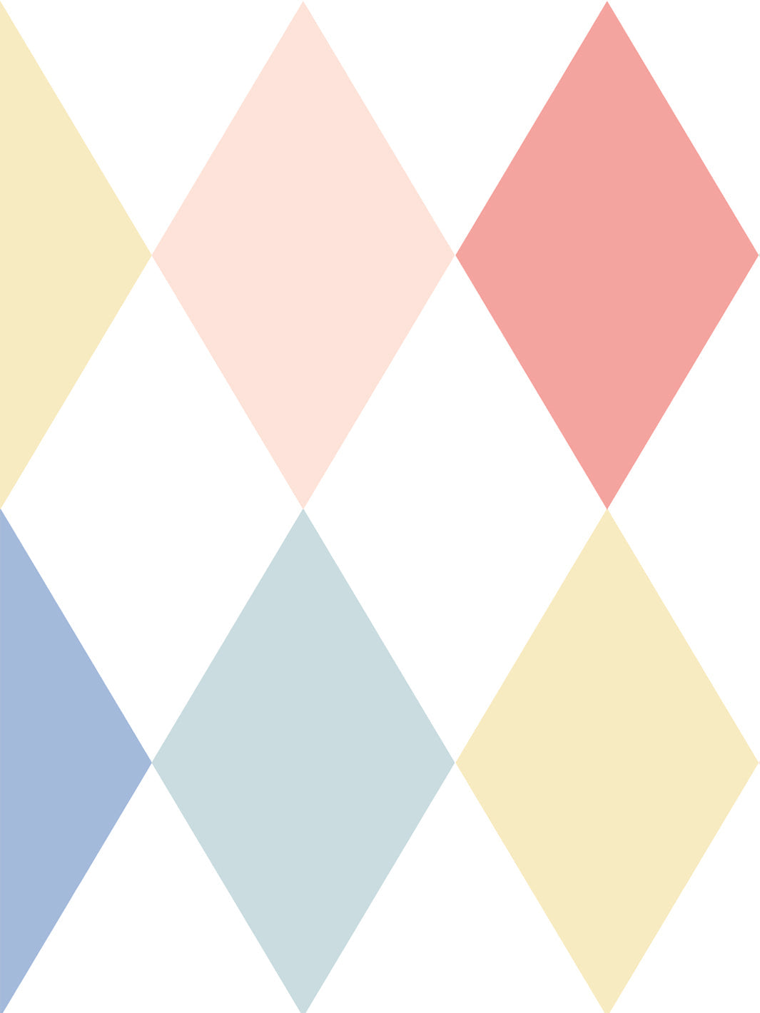 'colourful Harlequin' Wallpaper By Meri Meri - Multi