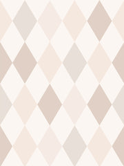 'colourful Harlequin' Wallpaper By Meri Meri - Neutral