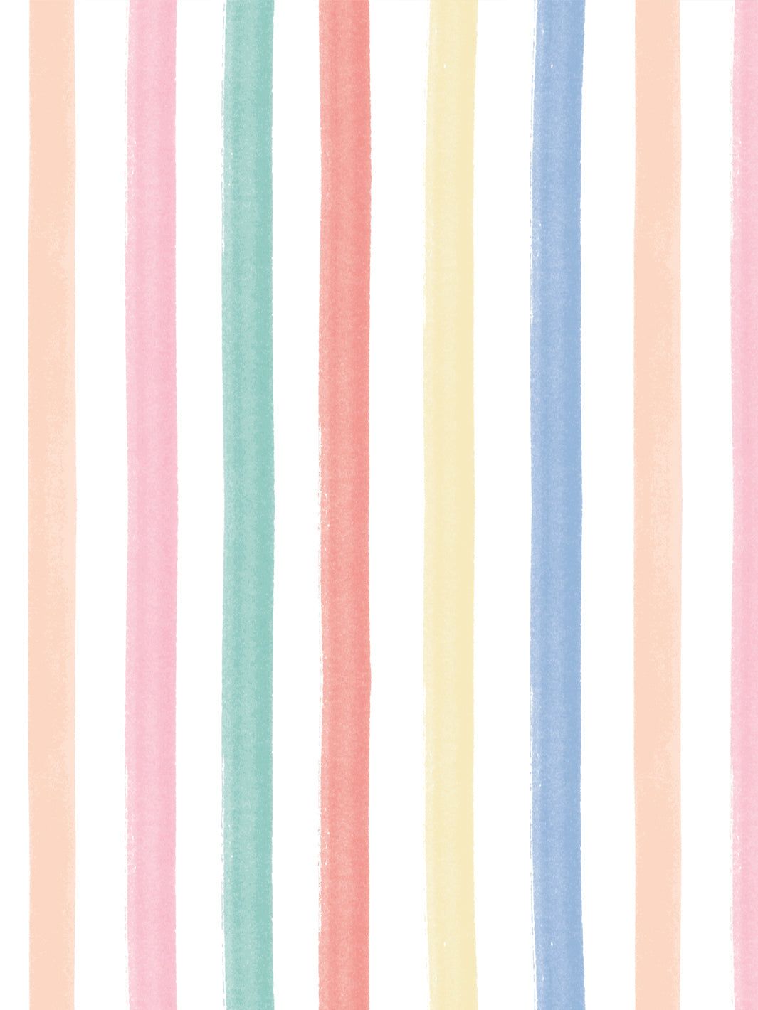 'colourful Stripes' Wallpaper By Meri Meri - Multi