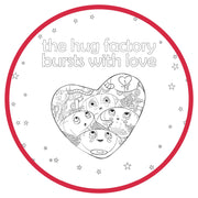 Printable Coloring Pages - The Hug Factory Bursts With Love