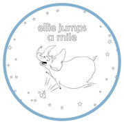 Printable Coloring Pages - Ellie Jumps A Mile