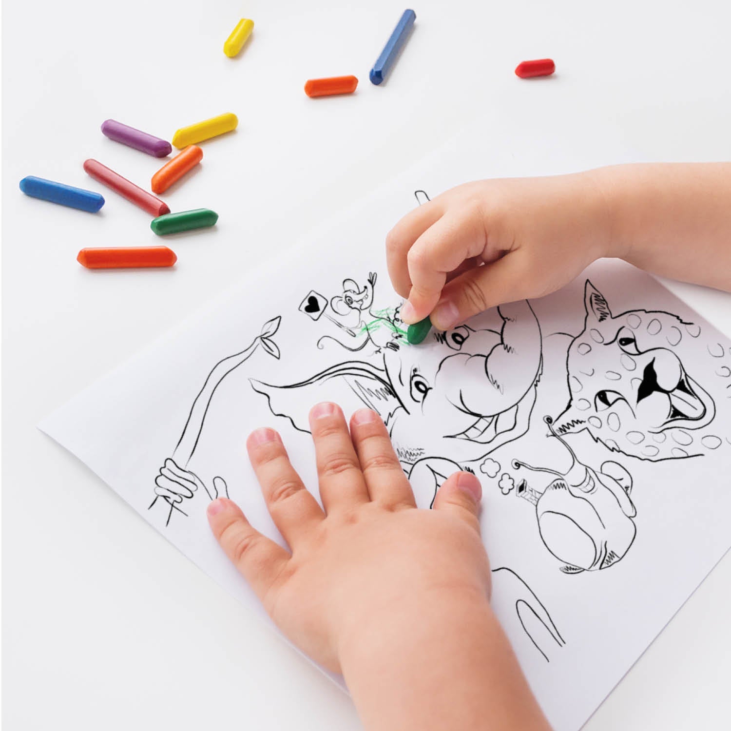 Printable Coloring Pages - Ellie Jumps A Mile