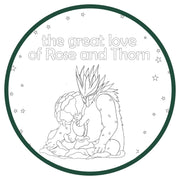 Printable Coloring Pages - The Great Love Of Rose And Thorn