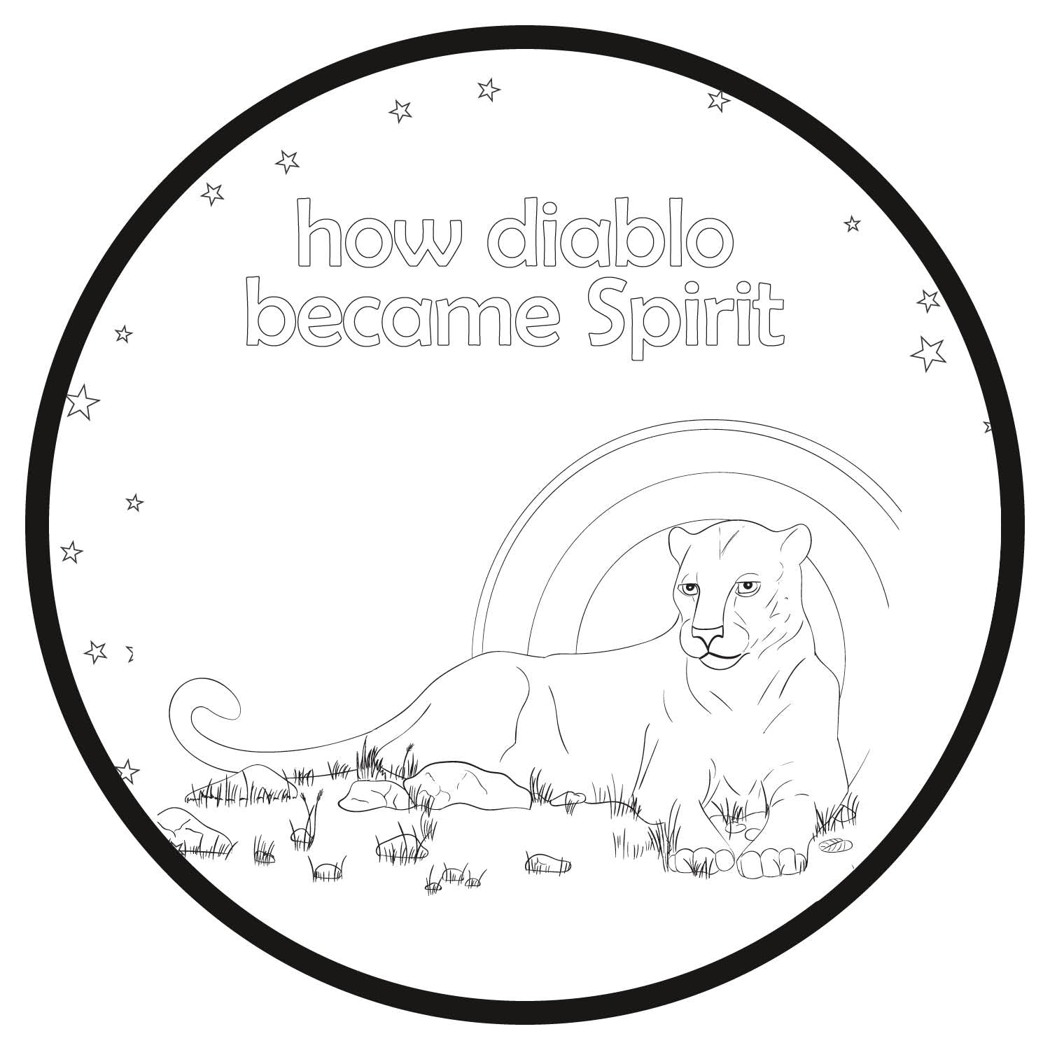 Printable Coloring Pages - How Diablo Became Spirit