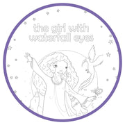 Printable Coloring Pages - The Girl With Waterfall Eyes