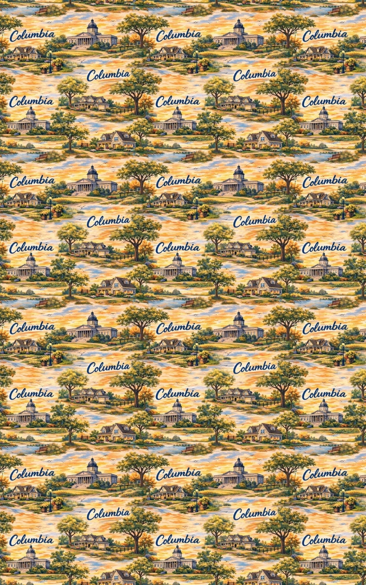 Columbia Sc Southern Capitol Wrapping Paper