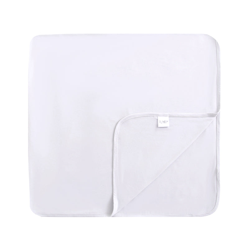 Comfy Gray Bamboo Swaddle Blanket