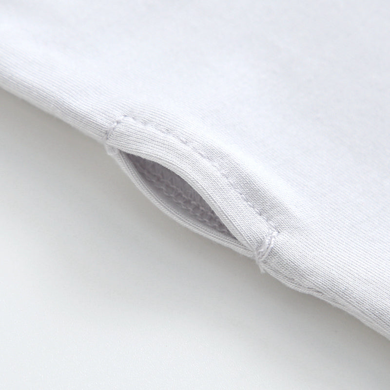 Comfy Gray Zippered Baby Romper