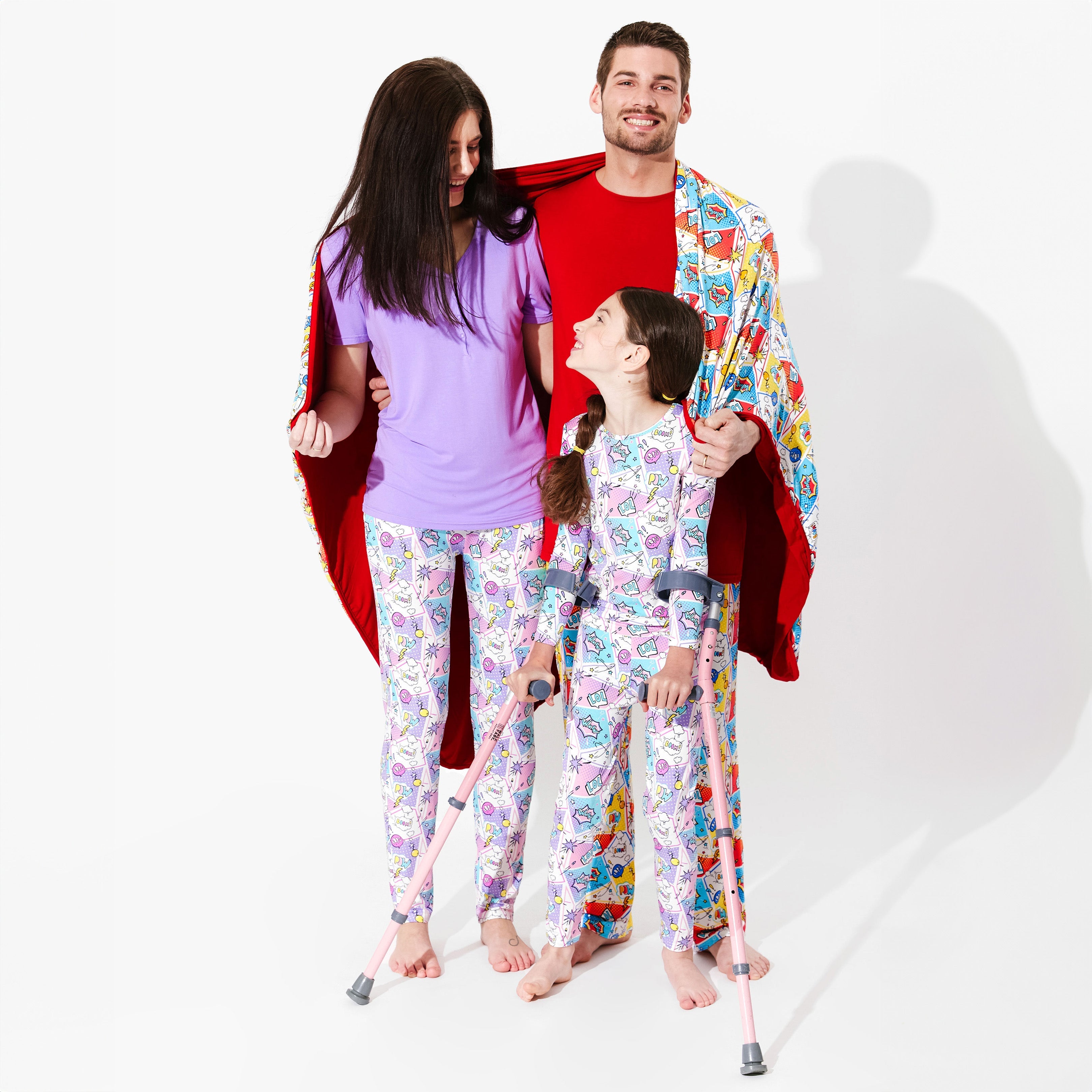 Comic Hero Bamboo Men's Pajama Set