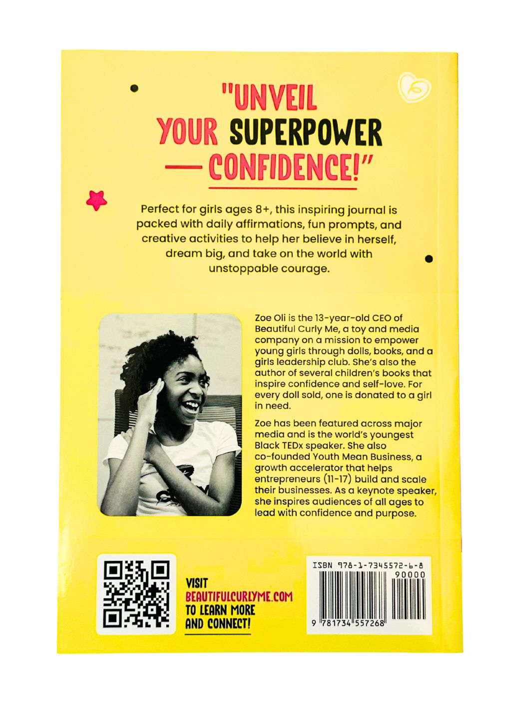 My Confidence, My Superpower: Self-love Journal By Zoe Oli