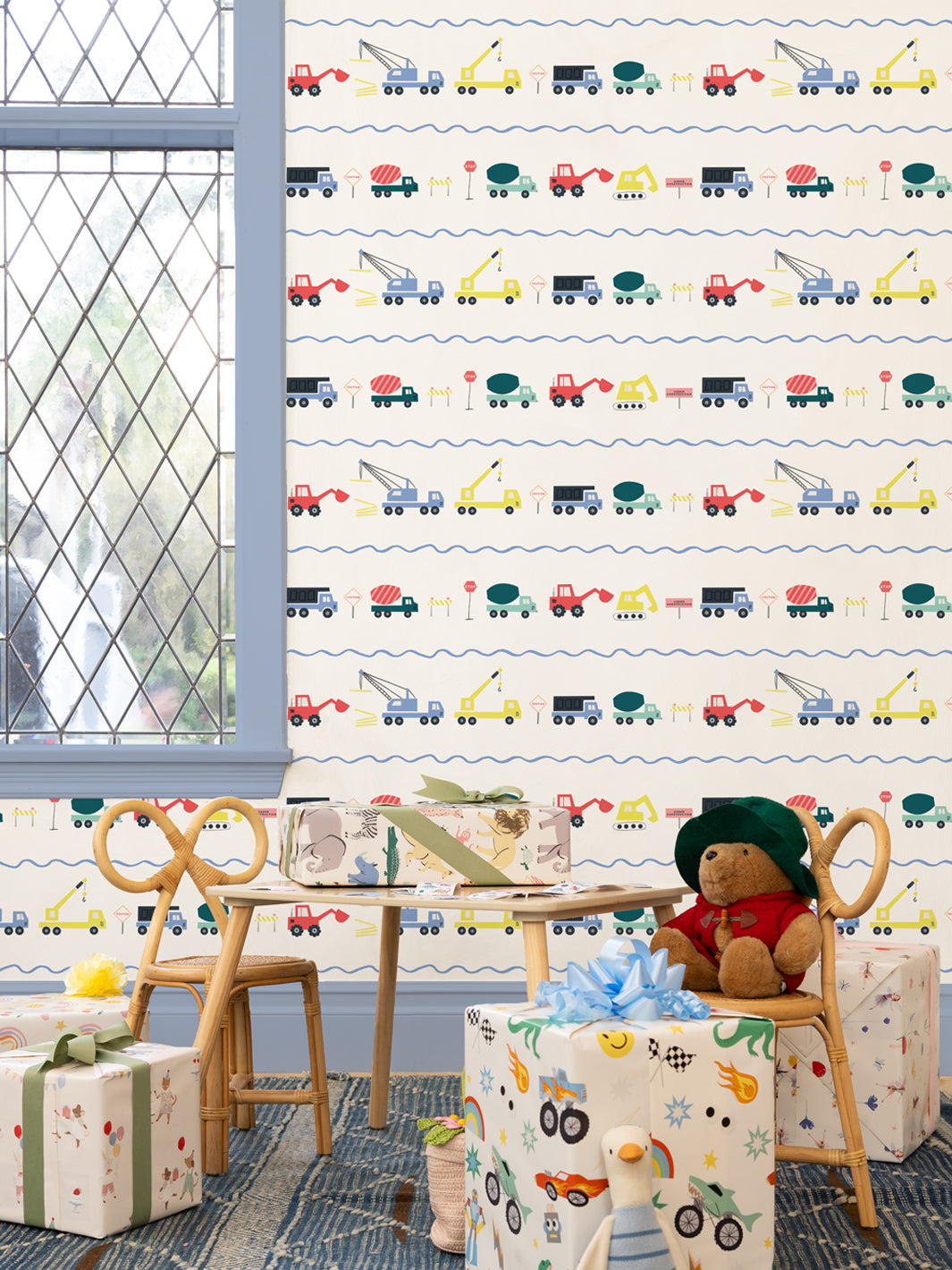 'fairy Garden' Gift Wrap By Meri Meri - White